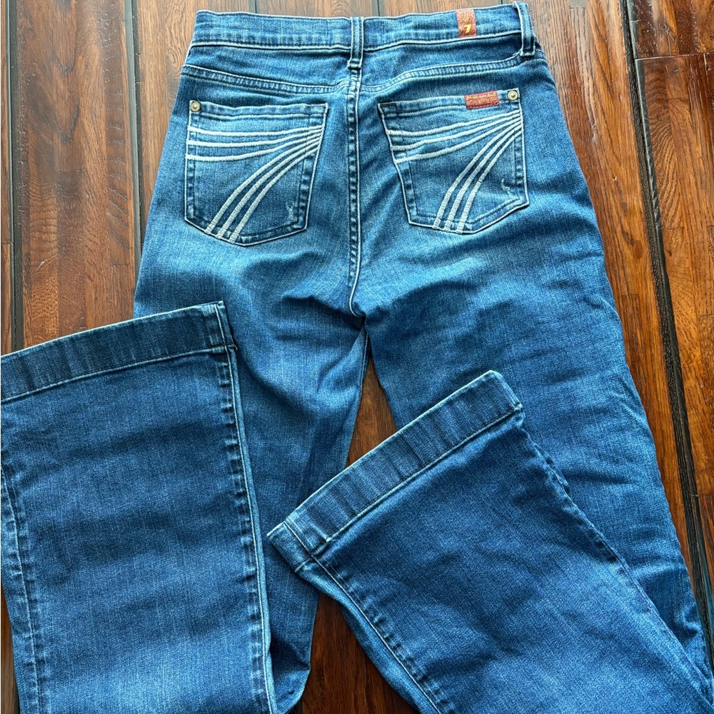 7 For All Mankind Blue boot cut Jeans